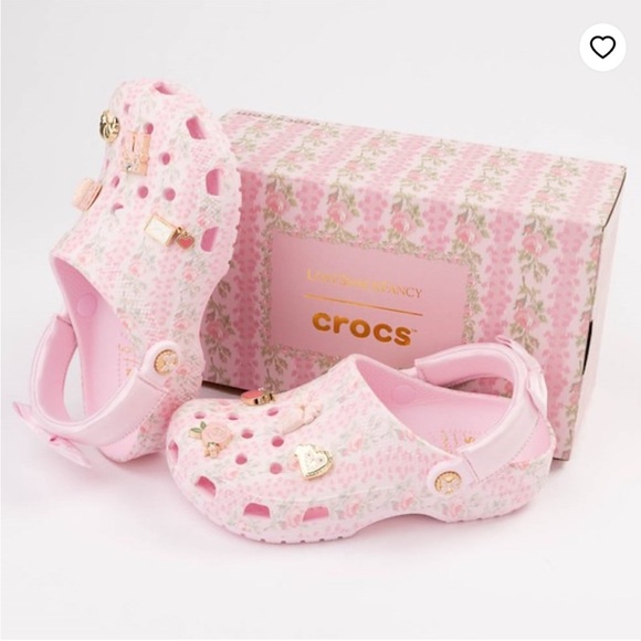 CROCS Shoes - CROCS x Love Shack Fancy Pink Milk Floral Clogs